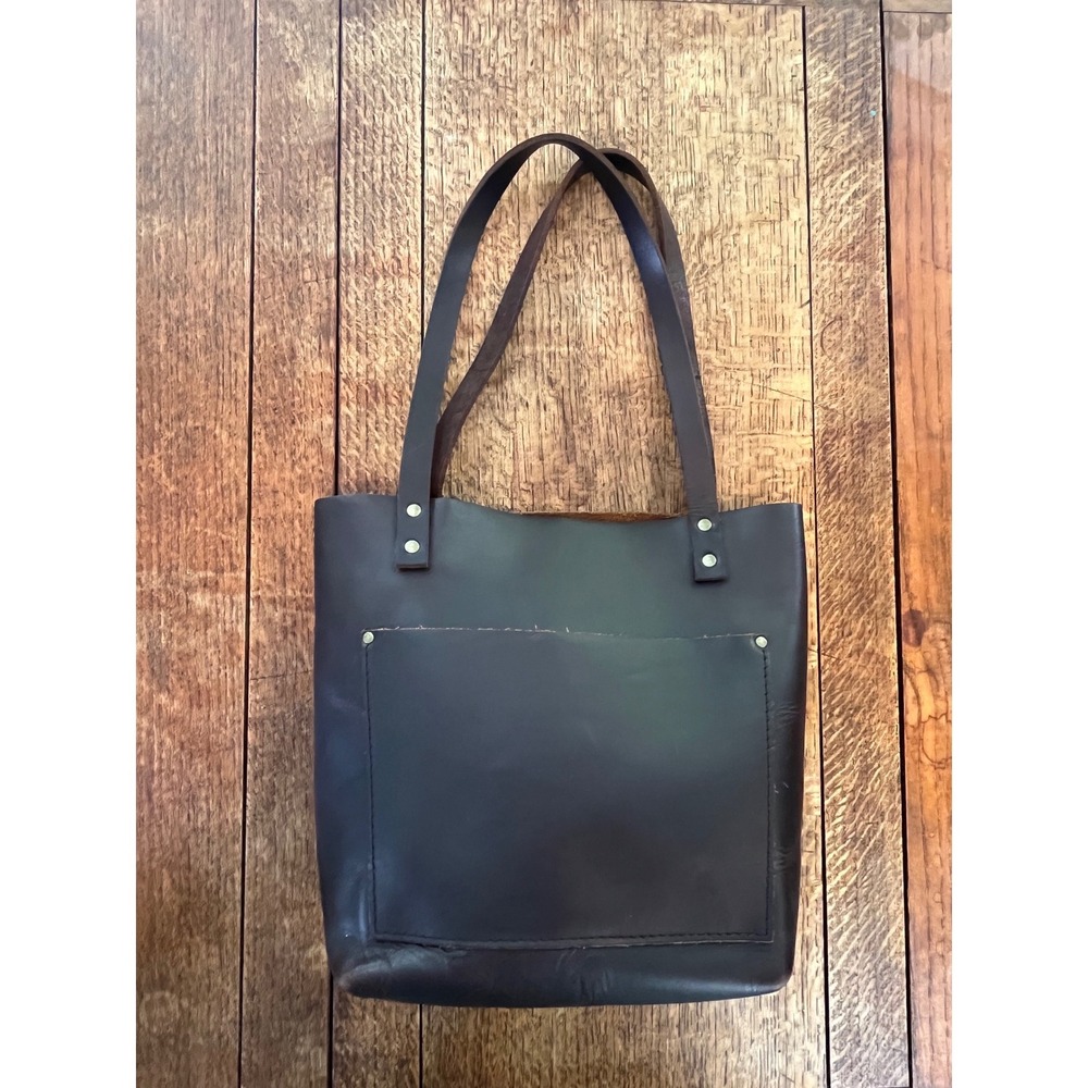 Portland Leather Medium tote full grain leather minimalist quiet luxuy